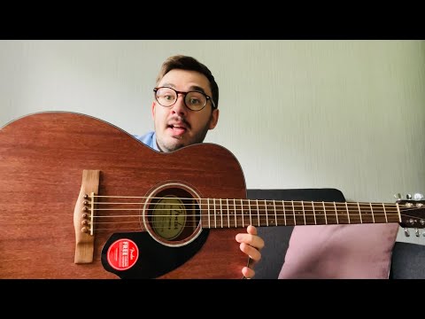 Plastic Bridge Pins vs Cocobolo Wood Pins | Fender FSR CC-60S Mahogany Concert Acoustic Guitar