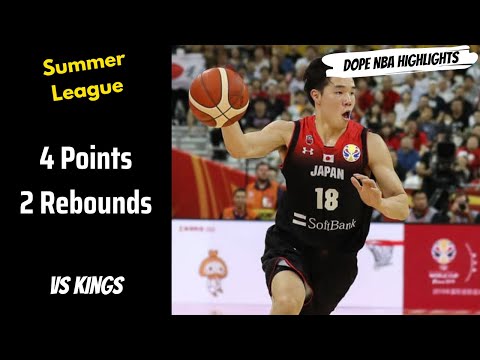 Yudai Baba 4 PTS, 2 REB vs Kings - Summer League - Jul 2, 2022