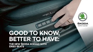 The new ŠKODA KODIAQ: Ergo Seats - How to use it and why Trailer