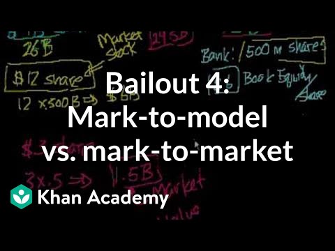 Bailout 4: Mark-to-model vs. Mark-to-market