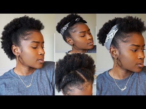 EASY Back to School Hairstyles on Short 4C Natural...