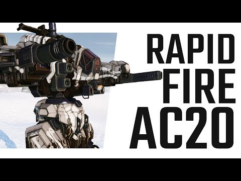 Rapid Fire AC20 RIfleman - Mechwarrior Online The Daily Dose #629