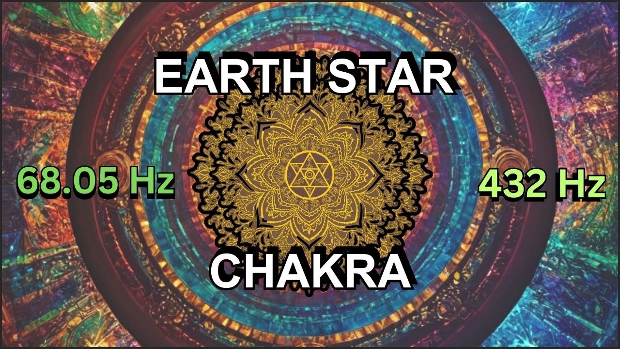 Earth Star Chakra: Sound Healing for Deep Grounding". Tone 68.05 + 432 Hz Crystal Bowl Frequency