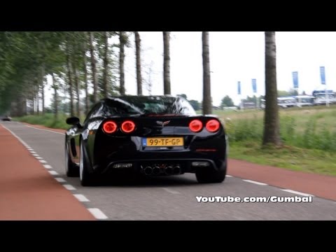 Corvette C6 Z06 + Aston Martin DBS - LOUD sounds!! - 1080p