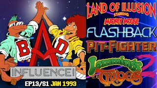 Bad Influence S1/E13 Feb 1993 - Full Episode #badinfluence #retrogames #retrogaming