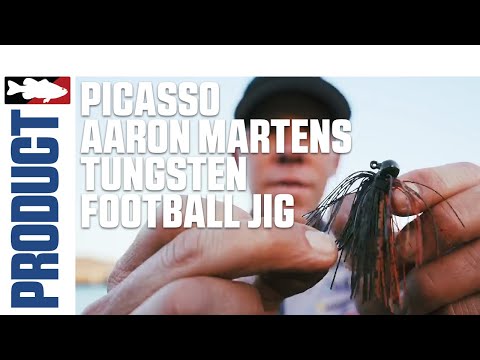 Picasso Aaron Martens Tungsten Football Jig w. Aaron Martens