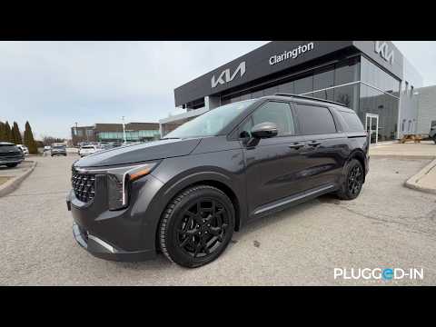 2025 Kia Carnival in Black for sale at Clarington Kia in Bowmanville, ON