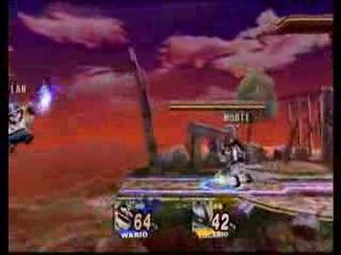 Flan(Wario) vs Morte(Lucario) 