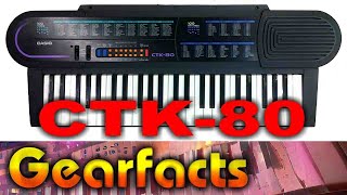 Video thumbnail for The adorably crummy Casio CTK-80 keyboard :O) by Gearfacts
