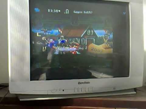 KOF 2002 on GnGeo TV OUT (N900's keyboard)