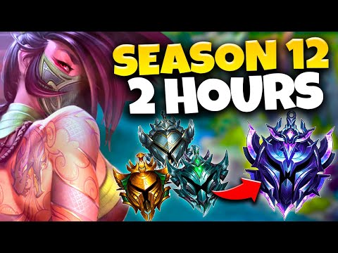 How to ACTUALLY Climb to DIAMOND in 2 Hours with Akali (Season 12)