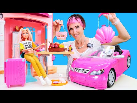 Дом для Барби - Видео для девочек и игры в куклы Barbie - Маша Капуки и покупки для куклы Барби