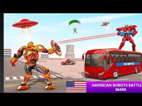 Mars Battle Bus Robot Game 3D Android Gameplay#11