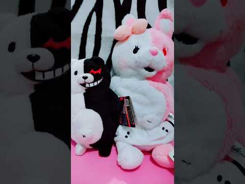 Danganronpa Monokuma & Monomi plush #danganronpa #monokuma #monomi