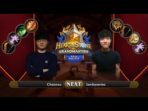 che0nsu vs lambyseries | 2021 Hearthstone Grandmasters Asia-Pacific | Decider | Season 2 | Week 1