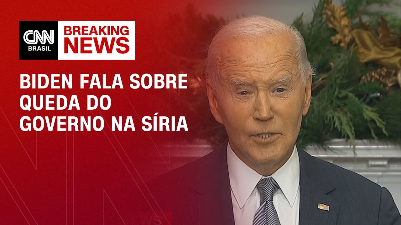 Biden fala sobre queda do governo na Síria | AGORA CNN