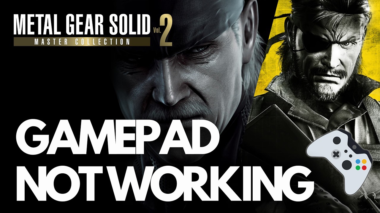 Metal Gear Solid - Master Collection Volume 2 Gamepad/Controller Not Working /Not Detected Steam PC🎮