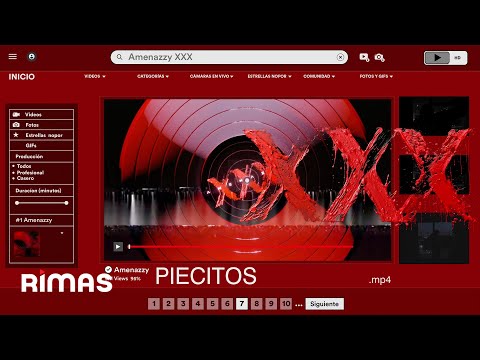 Amenazzy - Piecitos (Visualizer) | XXX