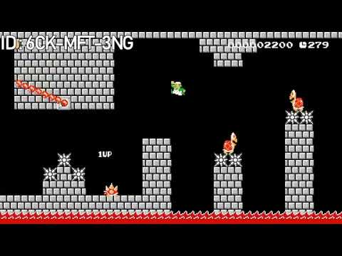 "SMB: The Lost Levels style Kaizo" Clear Video