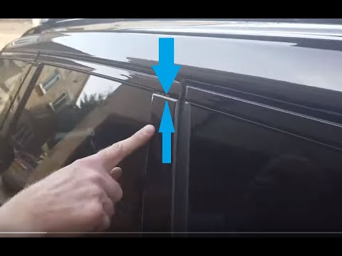 Range Rover Evoque Door "C" Pillar Trim Dropped - Gap - Fixed !