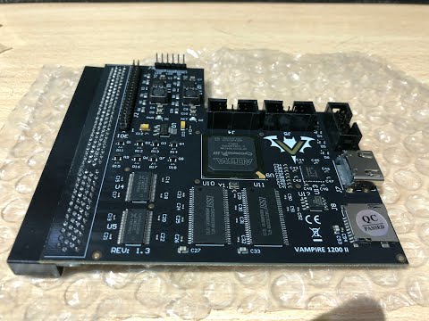 Amiga Hardware:  Test Vampire card v1200 without Coffin OS. Not review!