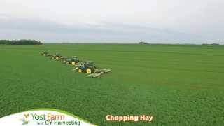 Yost Farm CY Harvesting Chopping Hay 2015