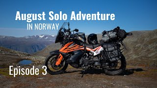 Solo Motorcycle trip, NORWAY 2021 [S1-E3 - Aurlandsfjellet and Tindevegen]