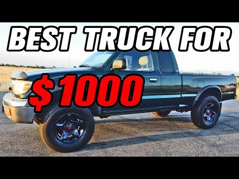 BEST USED TRUCK FOR 1000 DOLLARS CHEAP TRUCK PROJECT TOYOTA TACOMA TRD
