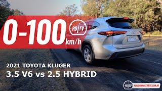 2022 Toyota Kluger (Highlander) 0-100km/h & engine sound
