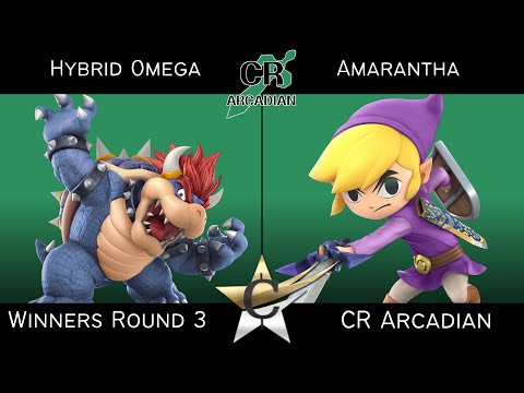 CR Arcadian Winners Round 3 - Hybrid Omega (Bowser) vs Amarantha (Toon Link) Smash Ultimate - SSBU