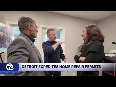 Detroit mayor unveils plan to cut home repair permit wait times