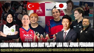 Download lagu 🔴NAMA MEGA HEBOH DIJEPANG‼️Giovanna M. Sebut Megawati Sebagai Inspirasi MVP, Pelatih' Jepang HEBOH.. mp3