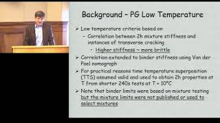 2012 CTS Seminar: Towards a Low-Temperature Performance Specification for Asphalt Mixtures