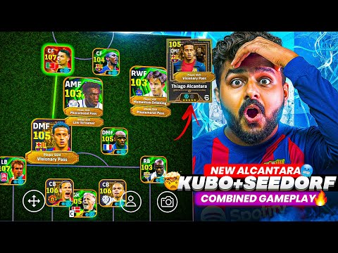 106 NEW THIAGO ALCANTARA - MIDFIELD MAESTRO🪄 KUBO🤡 | SEEDORF🔥 SPANISH MIDFIELDERS COMBINED GAMEPLAY🤯