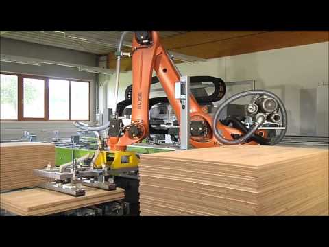 eT-Gripper Saugkasten Anwendung bei Firma Wintersteiger/VAP