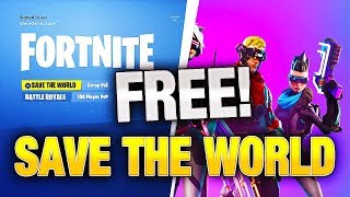 How To Get Fortnite SAVE THE WORLD For Free! *WORKING 2018* | (PC, PS4, XBOX)