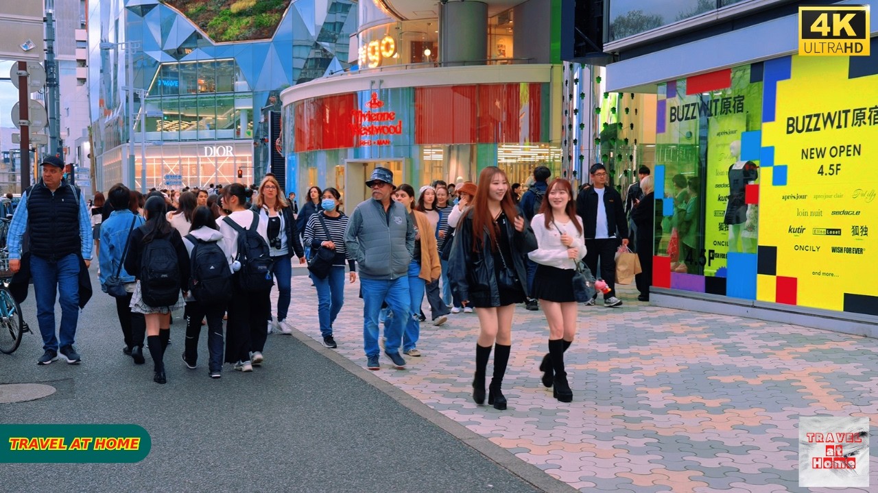 Tokyo Harajuku Street Walk 🇯🇵 | Youth Culture & Busy Streets | 4K HDR