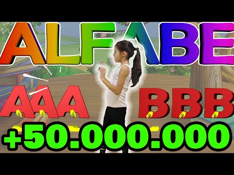 Alphabet Song Turkish (Alphabet Rhyme) - 3 Times aaa 3 Times bbb - Adasu TV