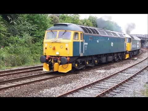 47614 and 47593 with The Cornish Riviera Statesman returning through Plymouth on 2nd June 2021