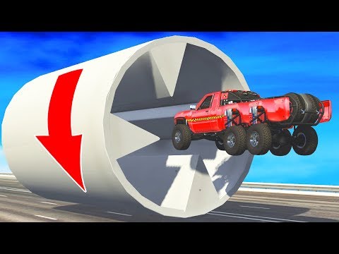 BeamNG.Drive - Impossible  car stunts #11