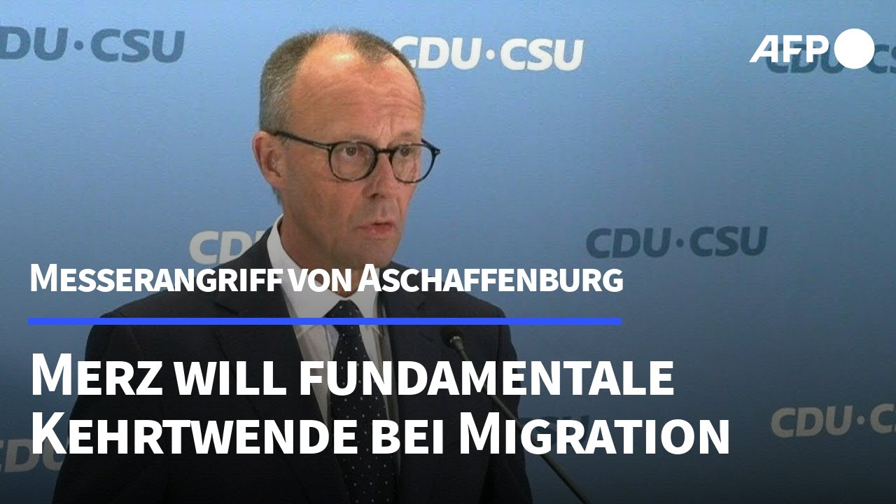 Merz zu Aschaffenburg: "Das Maß ist endgültig voll!" | AFP