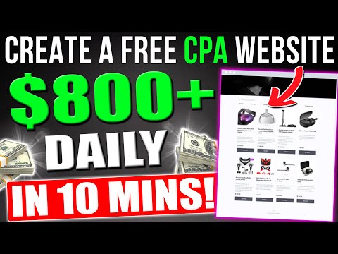 , title : 'Create A FREE CPA AFFILIATE MARKETING WEBSITE In 10 Mins That Earns $800 Daily With FREE Traffic!'