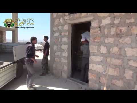 توزيع المعونات الإغاثية في مدينة حلب في محافظة حلب من قبل جبهة الأصالة والتنمية جمعية نماء الخيرية