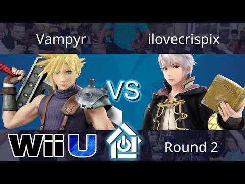 Gwinnett Brawl 3/4/17 - Vampyr (Cloud) vs ilovecrispix (Robin) - Smash 4 Round 2
