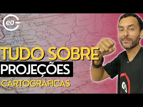 Aula de Geografia | Projeções cartográficas| Plana, Cônica e Cilíndrica