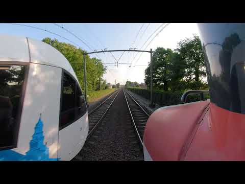 360° graden [5.2K] Cabinerit, Führerstandmitfahrt: Oldenzaal - Hengelo.