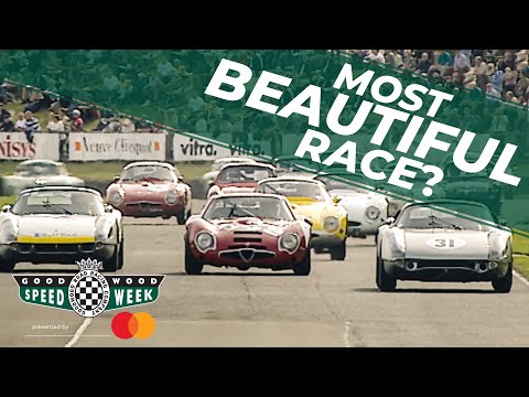 Alfa TZ2s and Porsche 904s in stunning Goodwood race