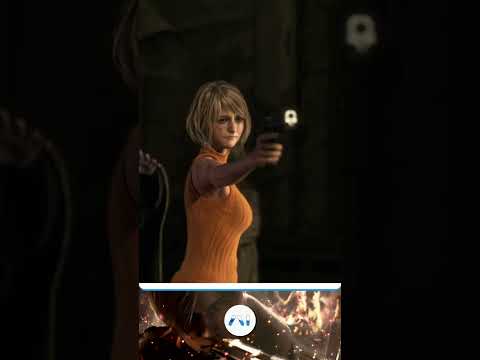 Ashley tries to resist Saddler #re4remake