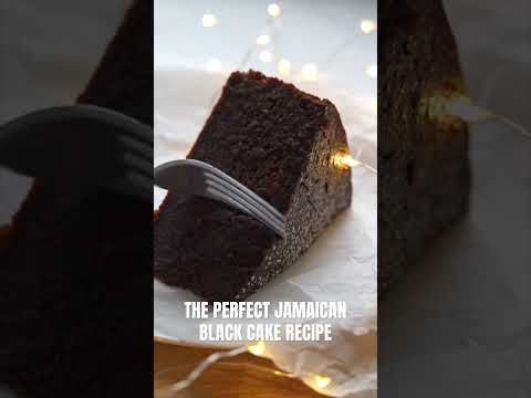 The PERFECT Jamaican Black Cake Recipe #blackcake #rumcake #christmascake #jamaicanblackcake