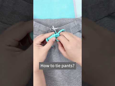 Unlock the Style Secrets: Mastering the Art of Drawstring Ties on Pants!
